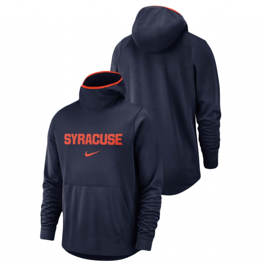 men's syracuse orange navy basketball spotlight team logo hoodie