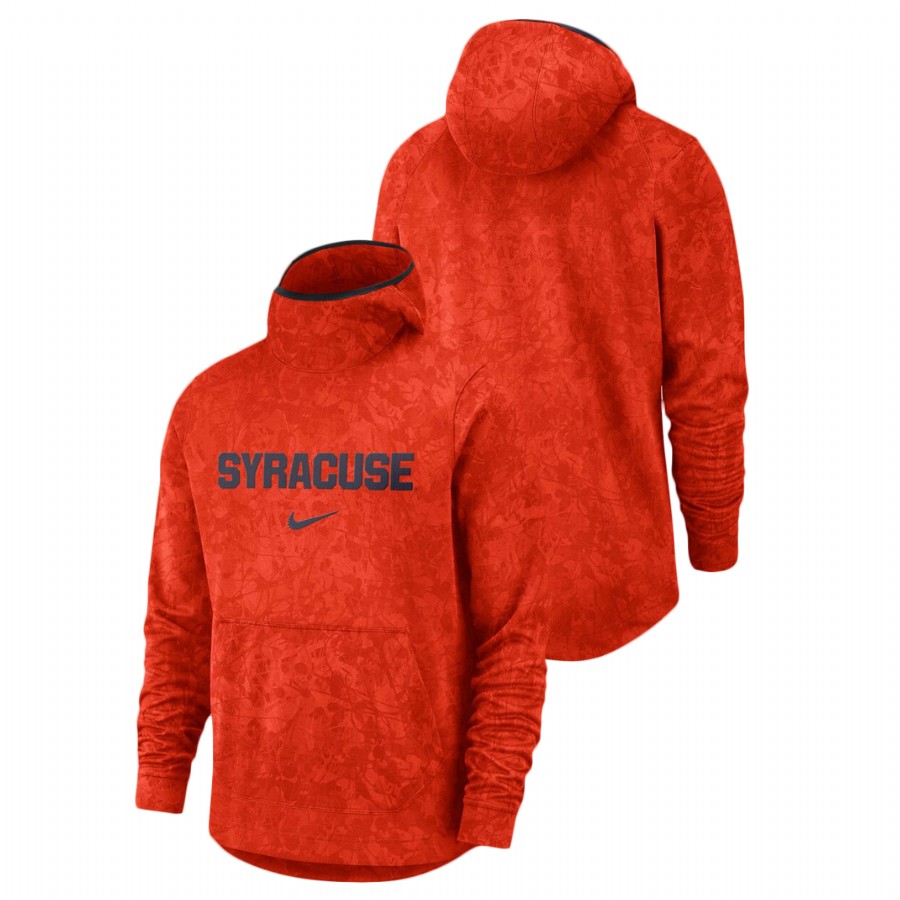 men's syracuse orange orange basketball spotlight team logo hoodie