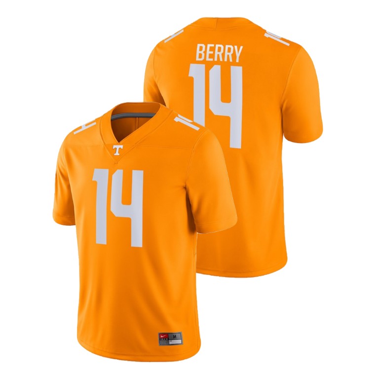 men's tennessee volunteers 14 eric berry orange game college football jersey