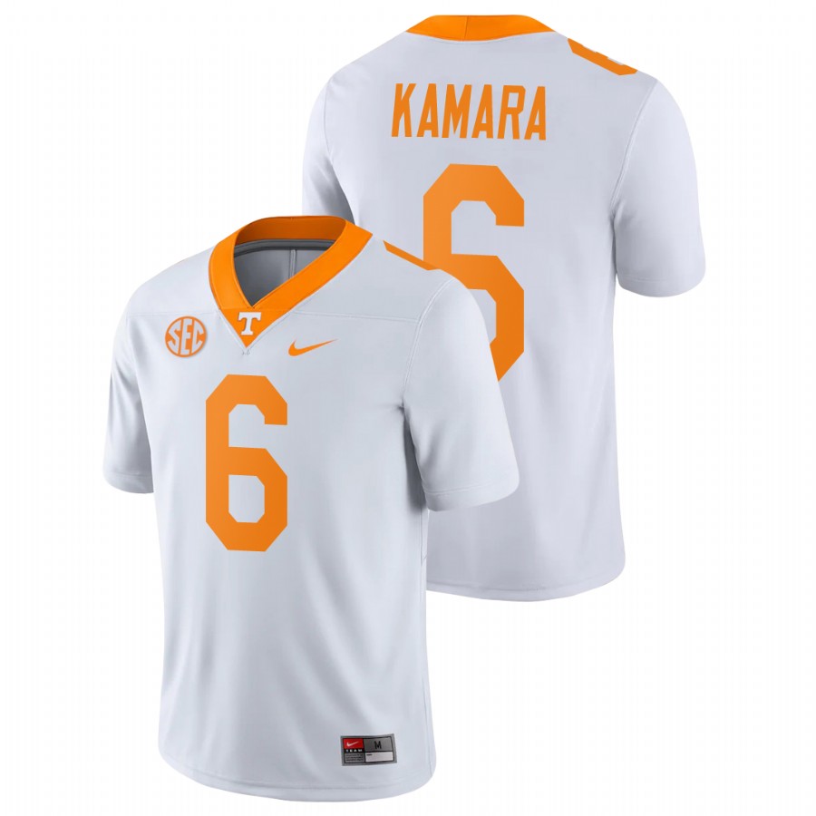 men's tennessee volunteers alvin kamara white game college football jersey
