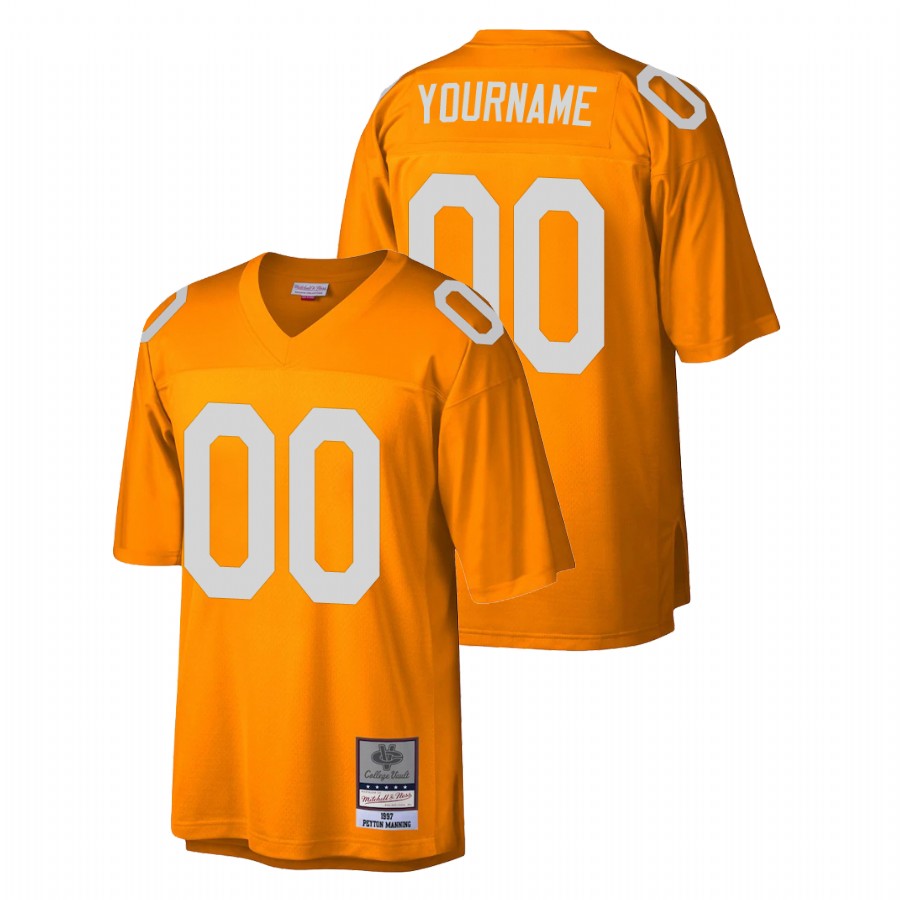 men's tennessee volunteers custom tennessee orange legacy 1997 replica jersey