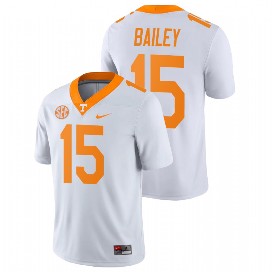 men's tennessee volunteers harrison bailey white game college football jersey