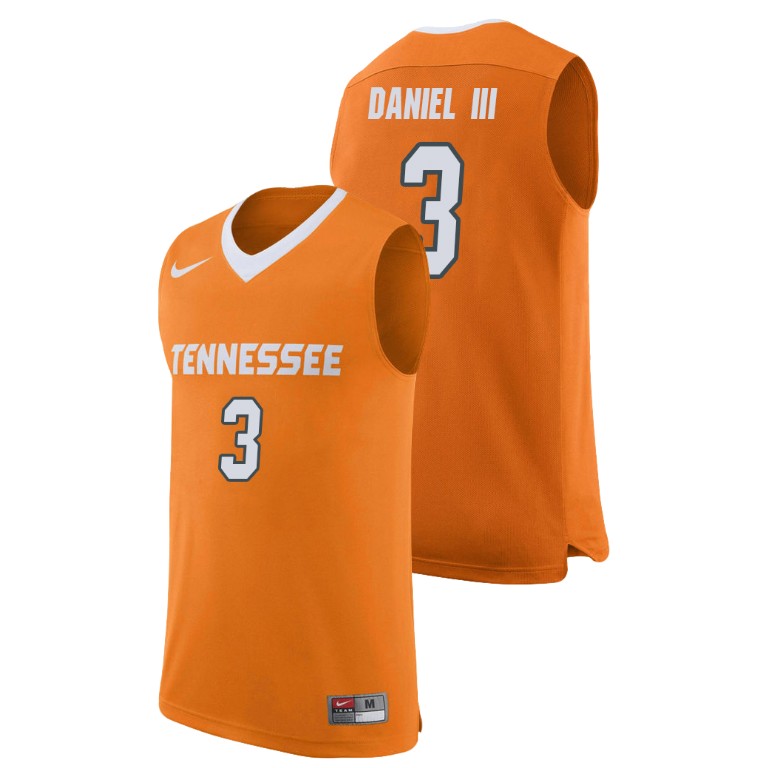 men's tennessee volunteers james daniel iii orange replica college basketball jersey