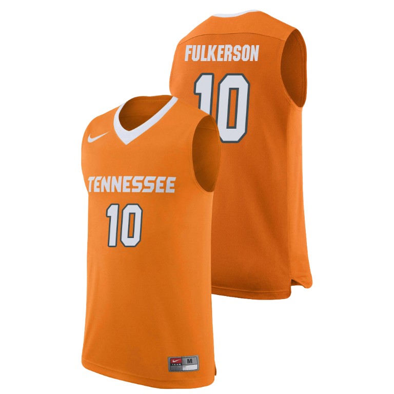 men's tennessee volunteers john fulkerson orange replica college basketball jersey