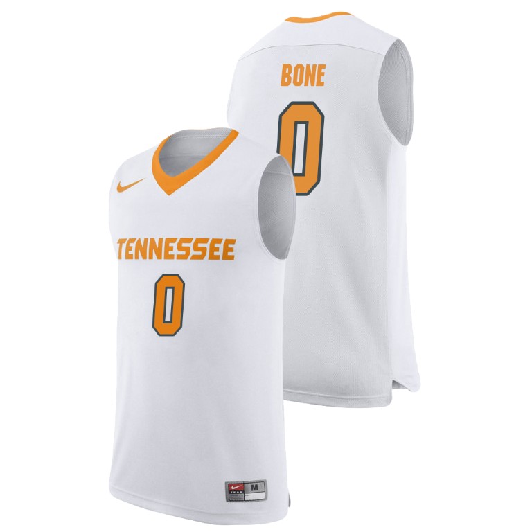 men's tennessee volunteers jordan bone white replica college basketball jersey