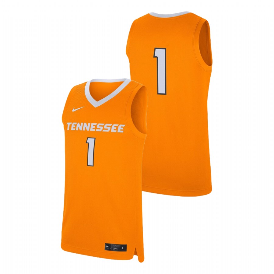 men's tennessee volunteers tennessee orange replica jersey