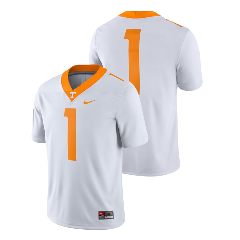 men's tennessee volunteers white college football 2018 game jersey