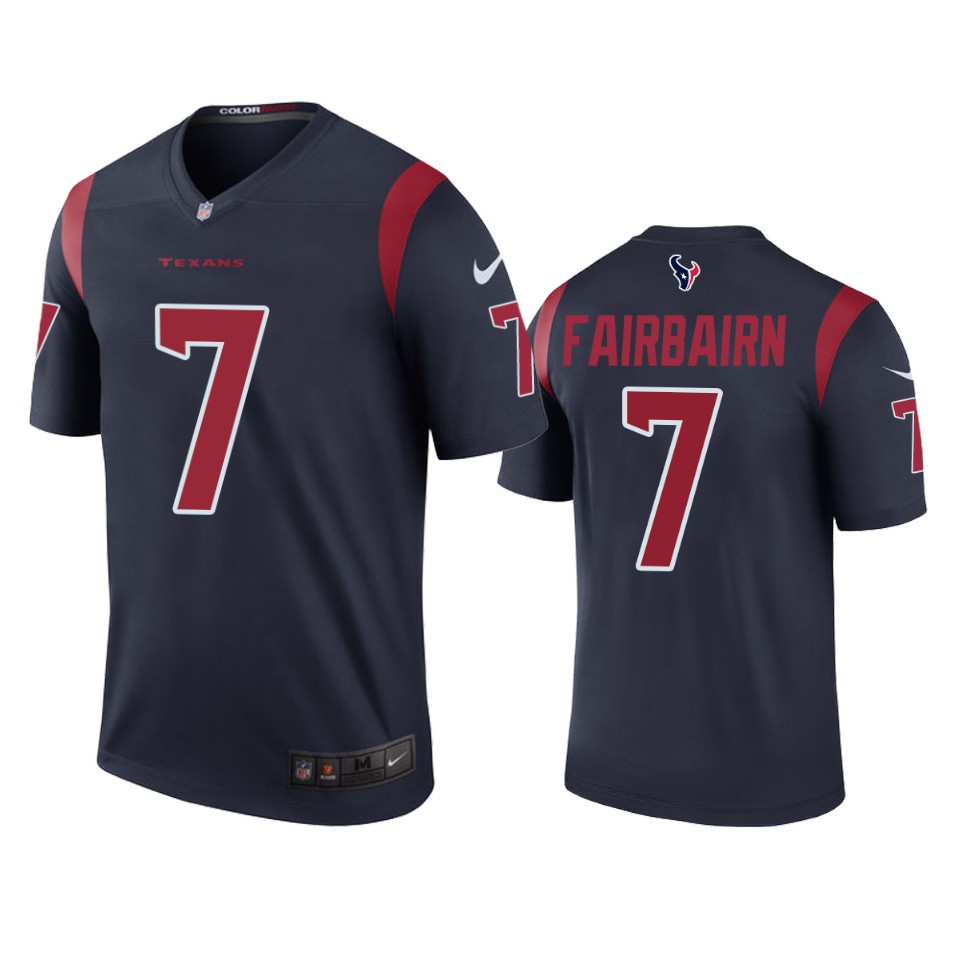 men's texans ka'imi fairbairn navy color rush legend jersey