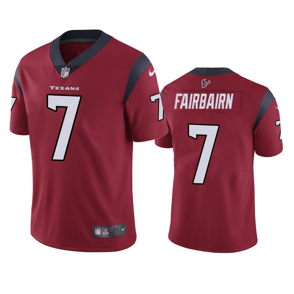 men's texans ka'imi fairbairn red vapor untouchable limited jersey