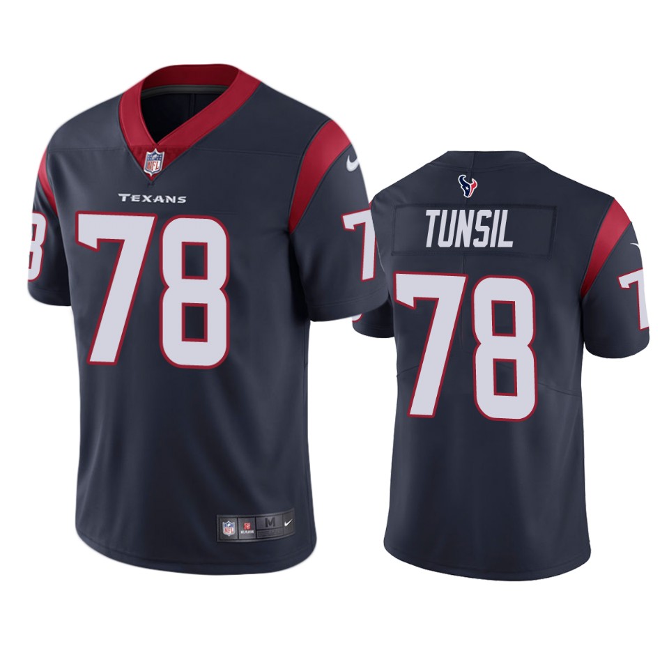 men's texans laremy tunsil navy vapor untouchable limited jersey