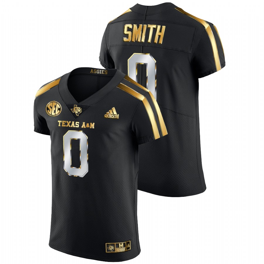 men's texas a&m aggies ainias smith black golden edition authentic jersey