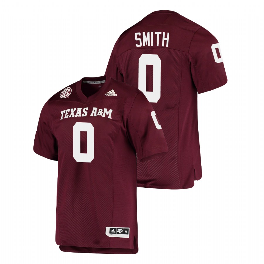 men's texas a&m aggies ainias smith maroon alumni football game jersey