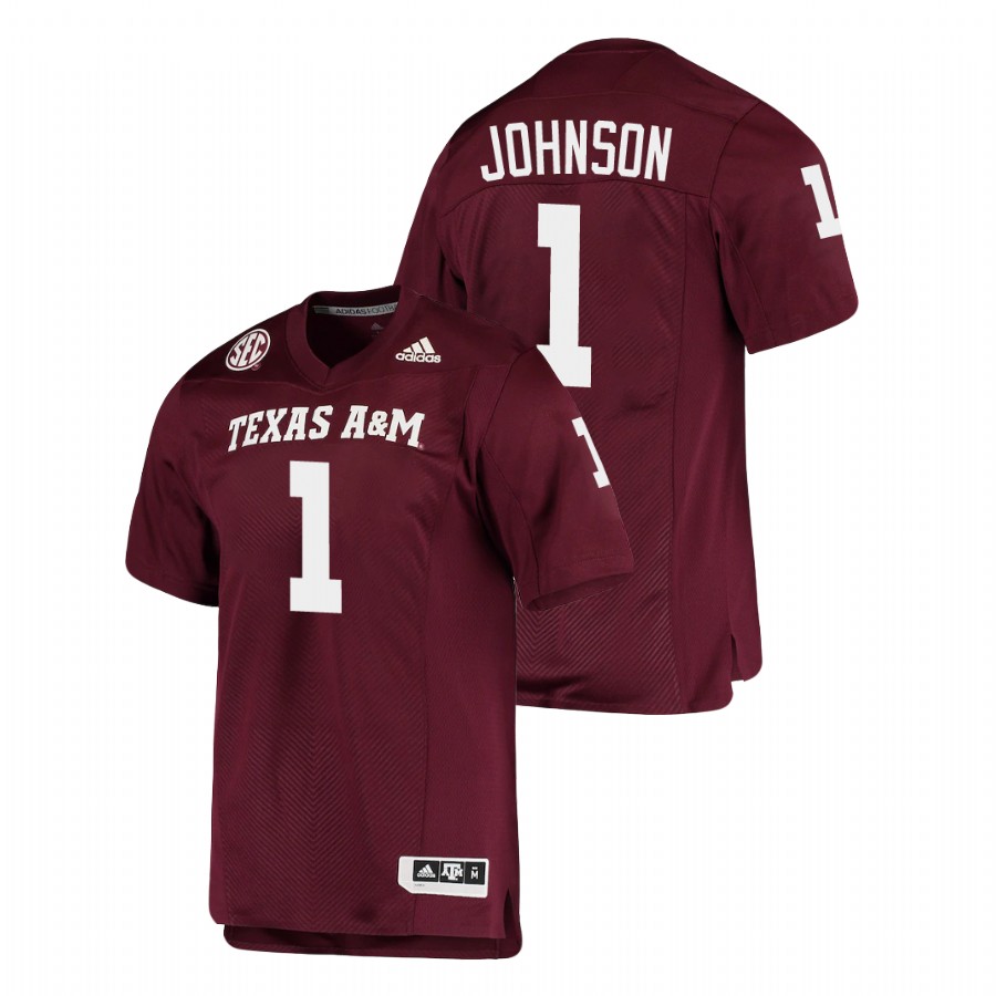 men's texas a&m aggies buddy johnson maroon alumni football game jersey