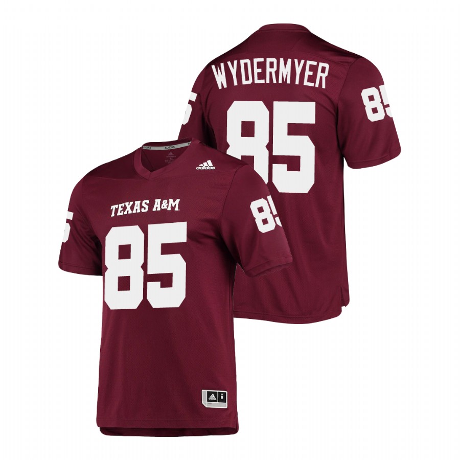 men's texas a&m aggies jalen wydermyer aeroready replica maroon jersey