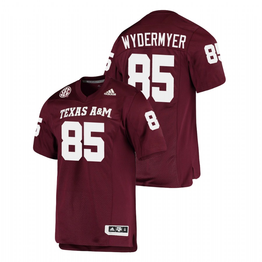 men's texas a&m aggies jalen wydermyer maroon alumni football game jersey