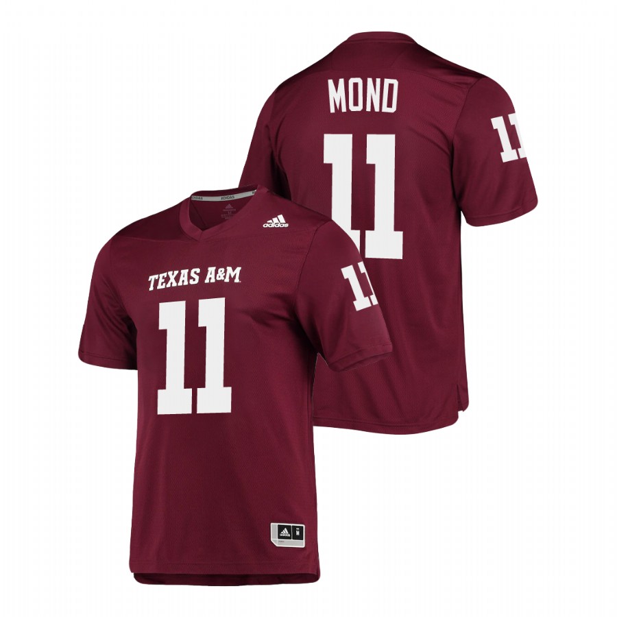 men's texas a&m aggies kellen mond aeroready replica maroon jersey