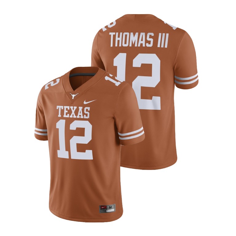 men's texas longhorns earl thomas texas orange alumni football game player jersey