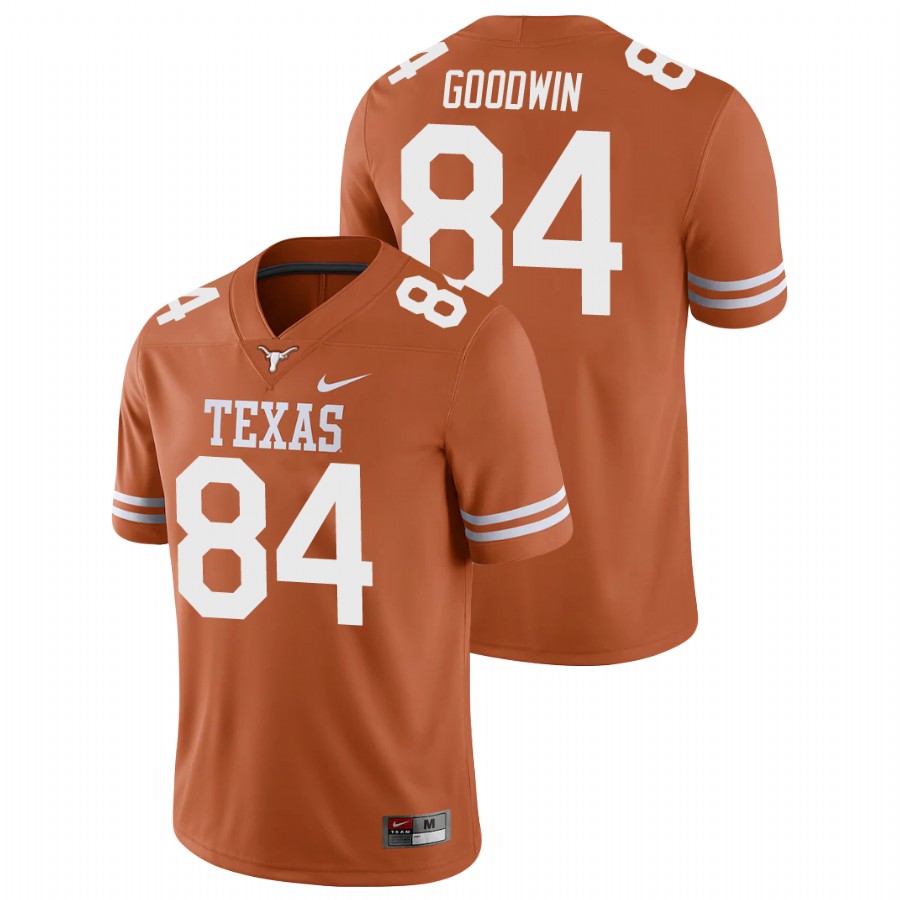 men's texas longhorns marquise goodwin texas orange college football game jersey