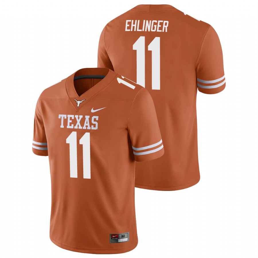 men's texas longhorns sam ehlinger texas orange college football game jersey