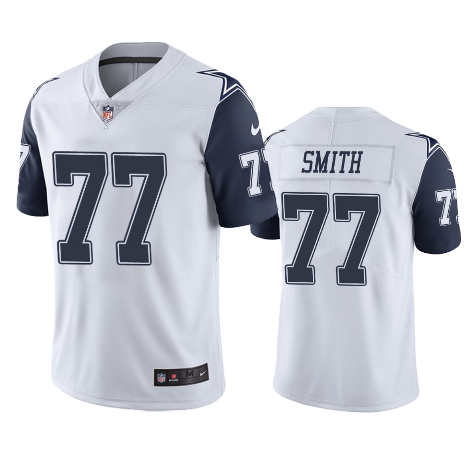 men's tyron smith cowboys white color rush limited jersey