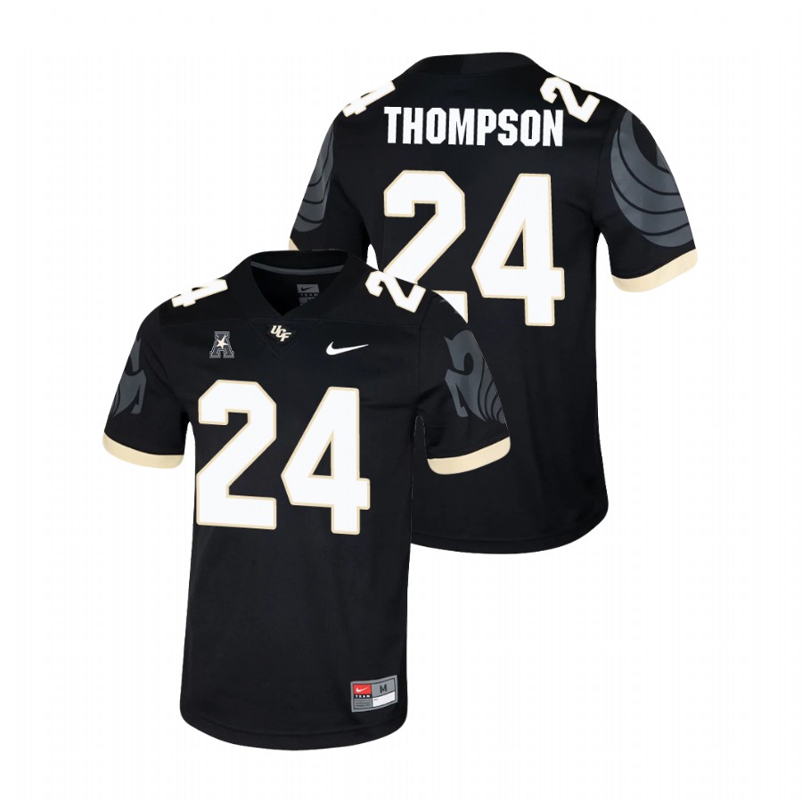 men's ucf knights bentavious thompson black college football game jersey