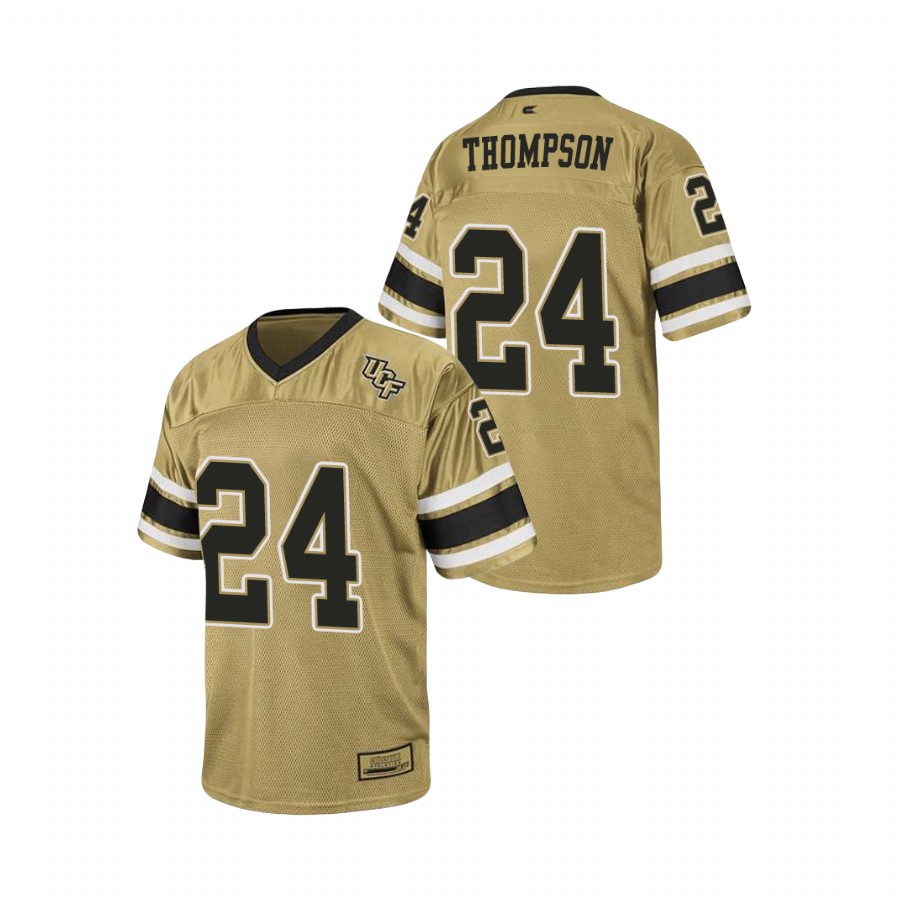 men's ucf knights bentavious thompson gold replica stadium football jersey