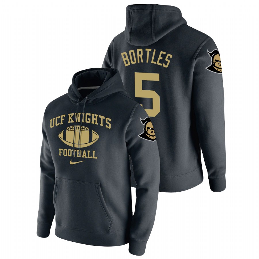men's ucf knights blake bortles pullover black retro football hoodie