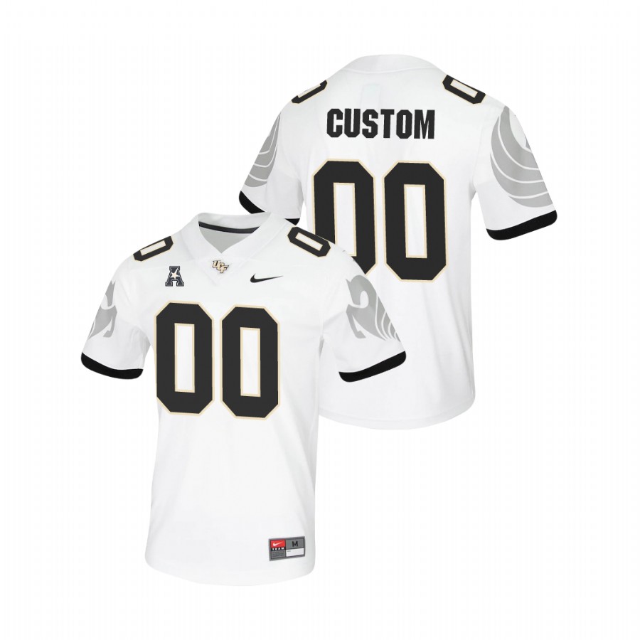 men's ucf knights custom white college football untouchable game jersey