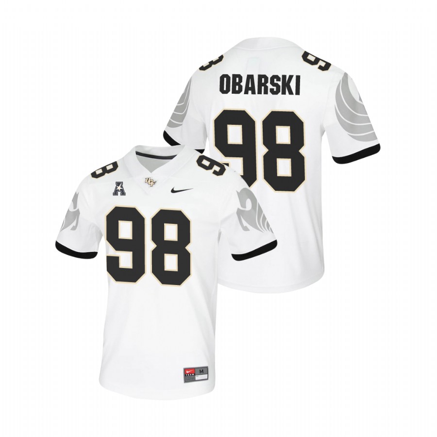 men's ucf knights daniel obarski white college football untouchable game jersey