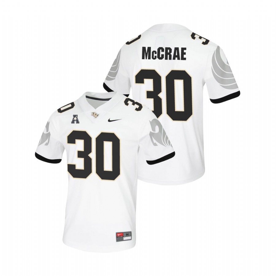 men's ucf knights greg mccrae white college football untouchable game jersey