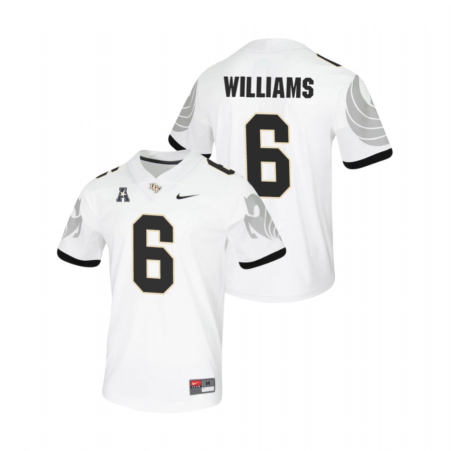 men's ucf knights marlon williams white college football untouchable game jersey