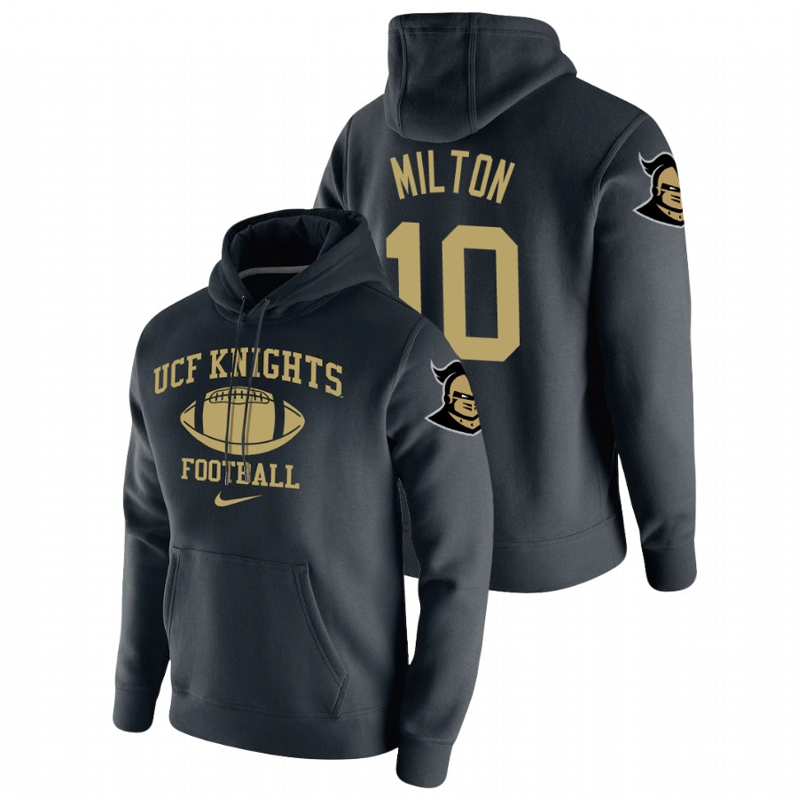 men's ucf knights mckenzie milton pullover black retro football hoodie
