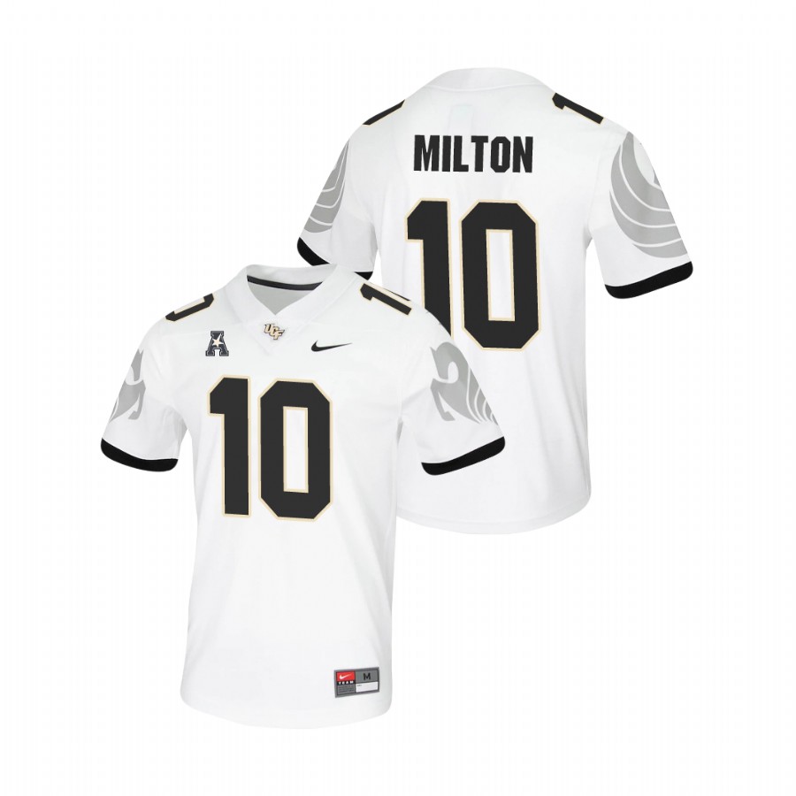 men's ucf knights mckenzie milton white college football untouchable game jersey