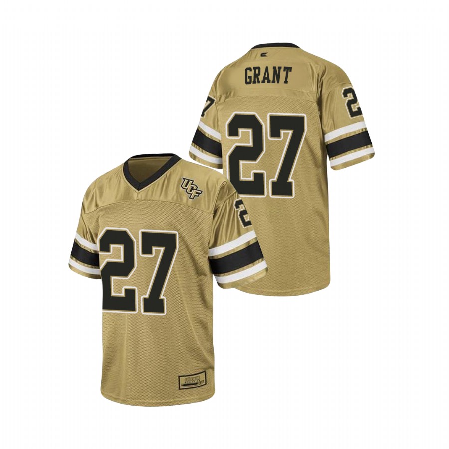 men's ucf knights richie grant gold replica stadium football jersey
