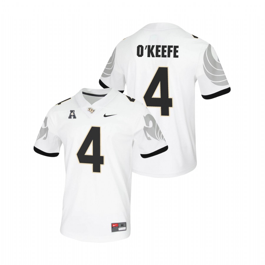 men's ucf knights ryan o'keefe white college football untouchable game jersey