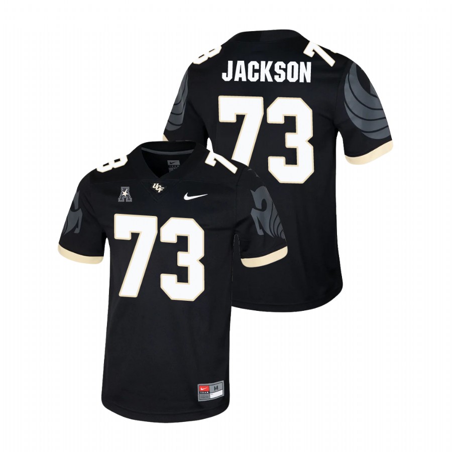 men's ucf knights samuel jackson black college football game jersey