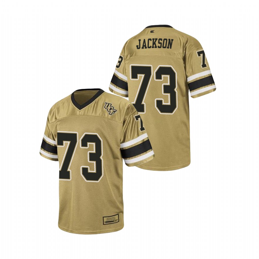 men's ucf knights samuel jackson gold replica stadium football jersey