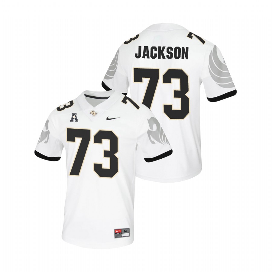 men's ucf knights samuel jackson white college football untouchable game jersey