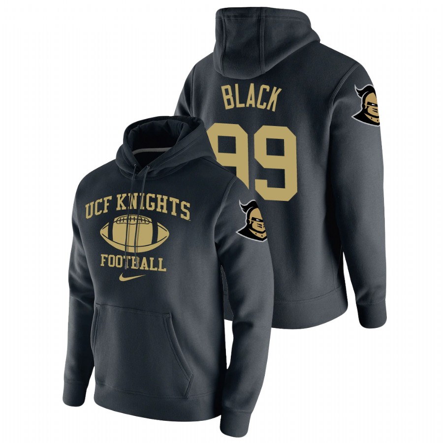 men's ucf knights tyrese black pullover black retro football hoodie