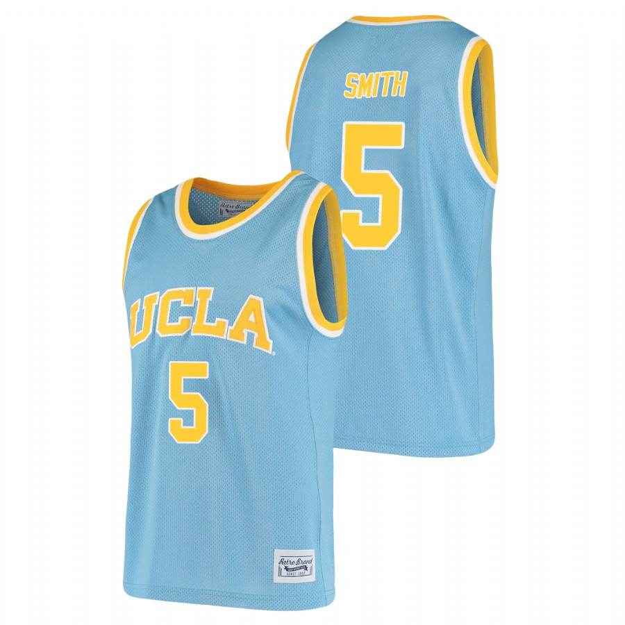 men's ucla bruins chris smith 2021 original retro alumni basketball blue jersey