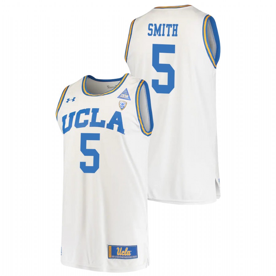 men's ucla bruins chris smith 2021 original retro college basketball white jersey