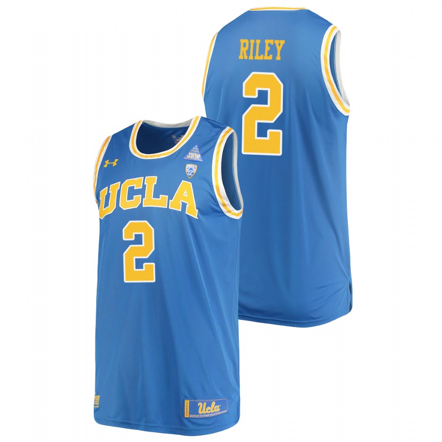 men's ucla bruins cody riley 2021 replica performance college basketball blue jersey