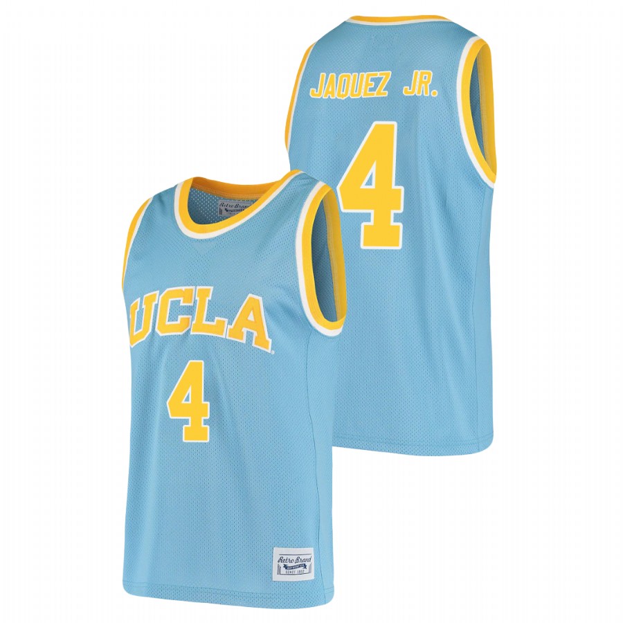 men's ucla bruins jaime jaquez jr. 2021 original retro alumni basketball blue jersey