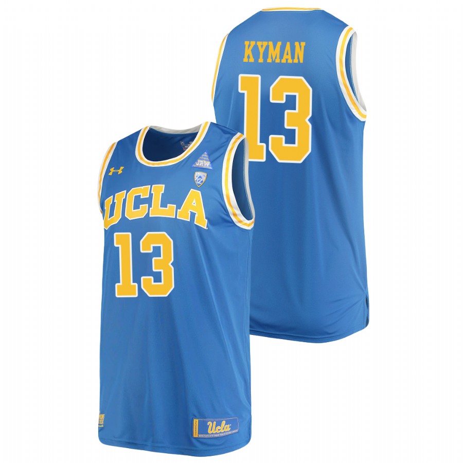 men's ucla bruins jake kyman 2021 replica performance college basketball blue jersey
