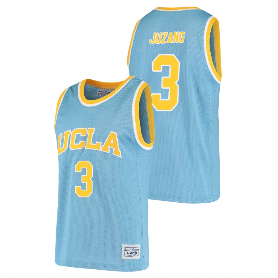 men's ucla bruins johnny juzang 2021 original retro alumni basketball blue jersey