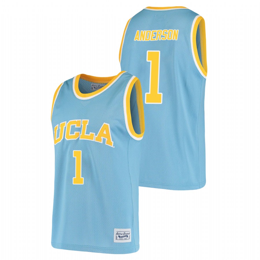 men's ucla bruins kyle anderson 2021 original retro alumni basketball blue jersey