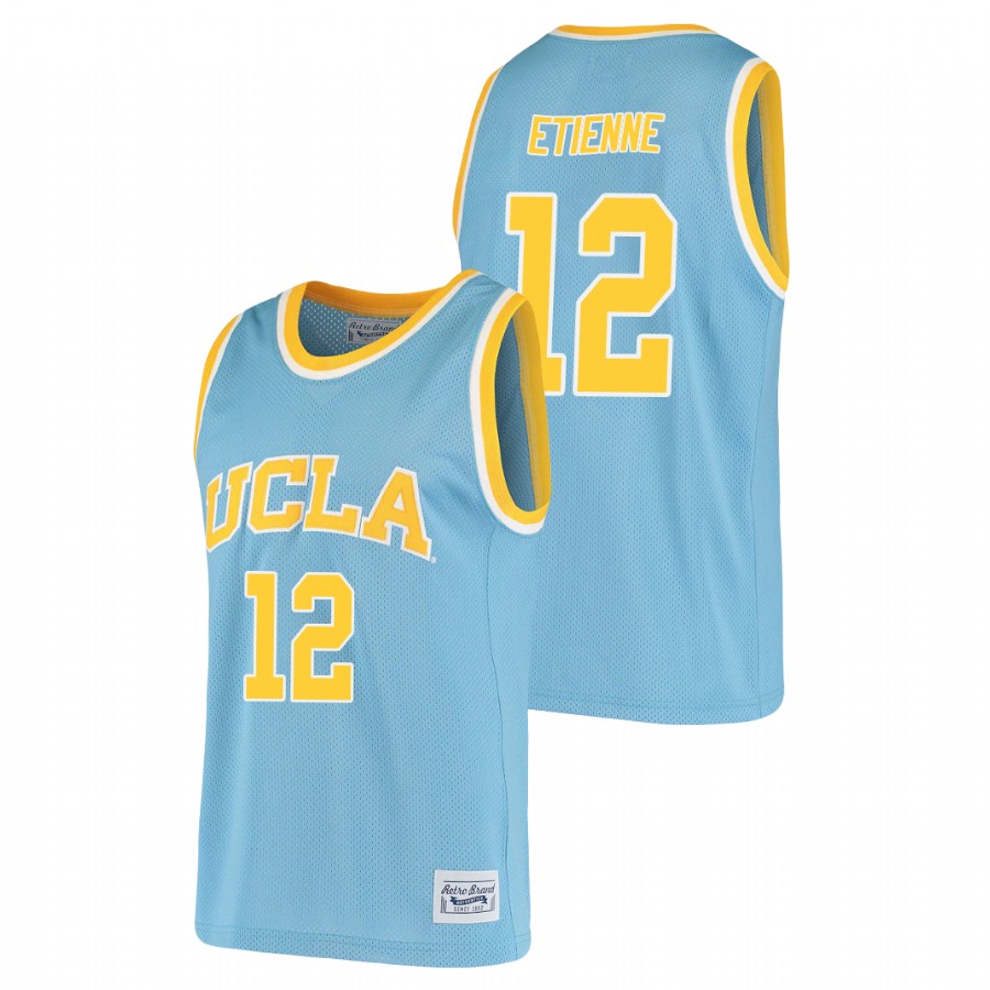 men's ucla bruins mac etienne 2021 original retro alumni basketball blue jersey