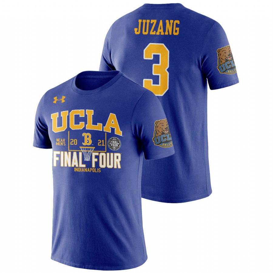 men's ucla bruins march madness final four basketball johnny juzang royal t shirt
