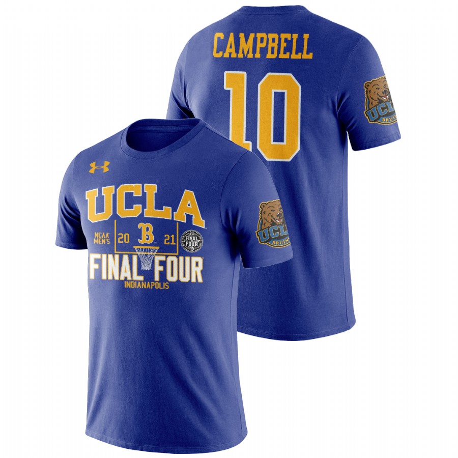 men's ucla bruins march madness final four basketball tyger campbell royal t shirt