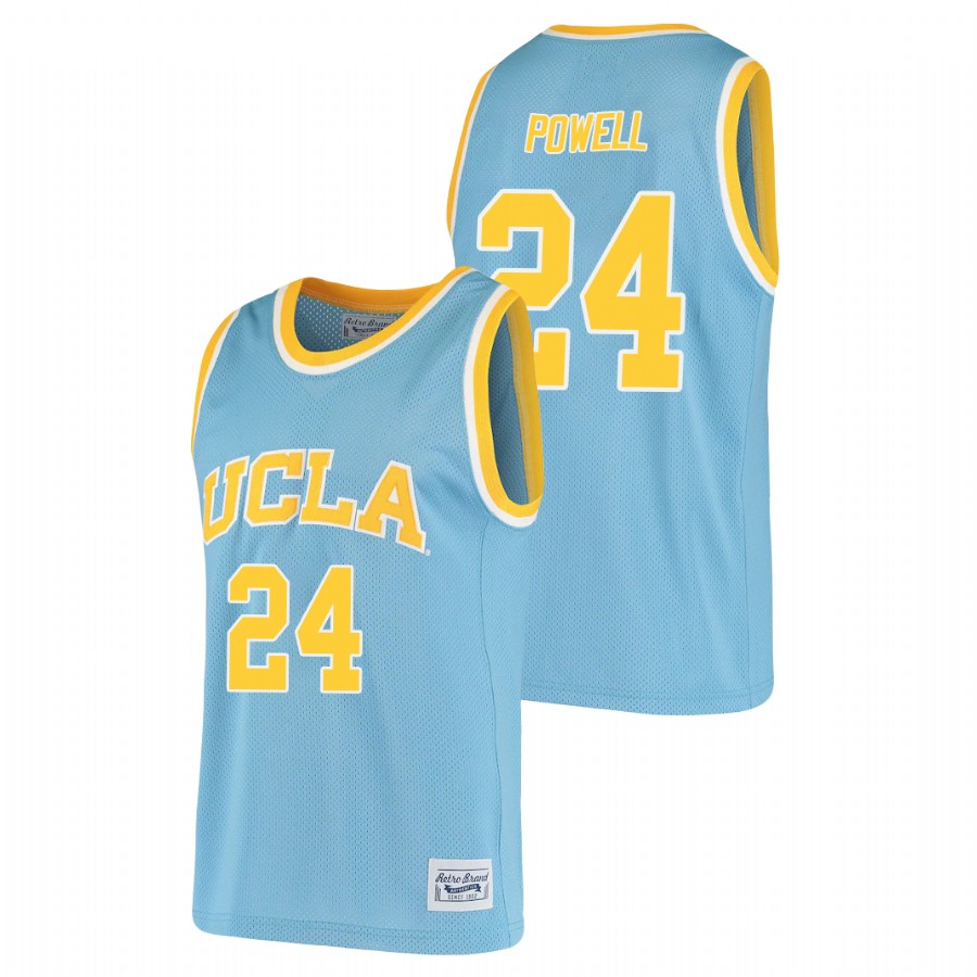 men's ucla bruins norman powell 2021 original retro alumni basketball blue jersey